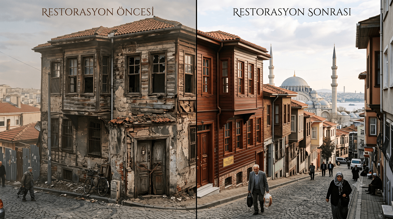 Rölöve, Restitüsyon, Restorasyon: Üç Kelime, Tek Sıra
